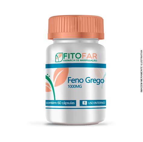 feno grego mg  doses fitofar farmacia de manipulacao