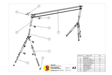 solid mechanics crane project section   design  crane components