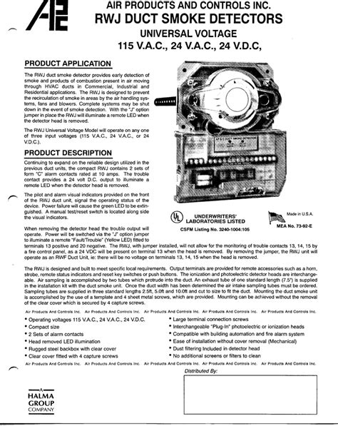 air products duct detector wiring diagram sustainablefer