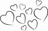 Hearts Coloring Pages Stars Gif Sketchy Template Valentine Pdf Printables Format sketch template