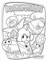 Coloring Pages Larry Boy Tales Veggie Print Kids Color Getdrawings Coloringtop sketch template