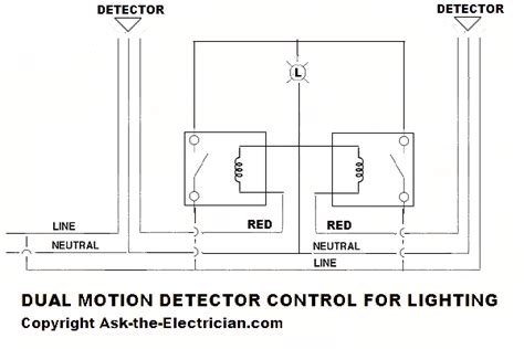 multiple motion detectors  light fixtures