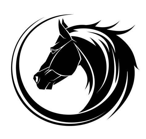 tribal horse silhouette   tribal horse silhouette png