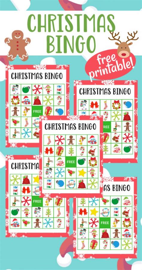 printable christmas bingo  preschoolers christmas bingo christmas