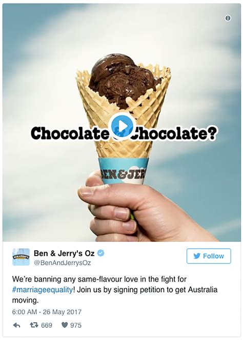 ben and jerry s make stand for lgbt rights in australia