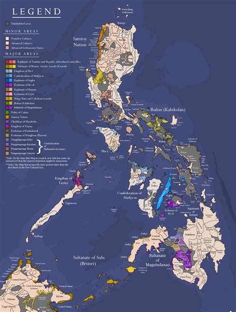 pre colonial map   philippine islands worked