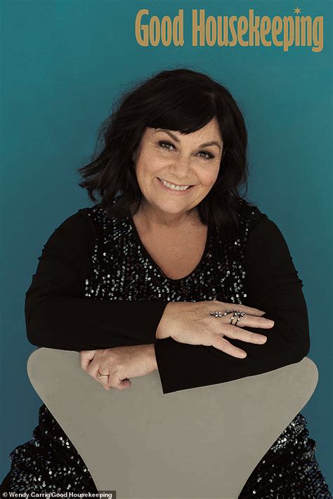 dawn french 63 looks radiant on the cover of good housekeeping