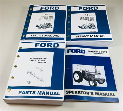 ford tractor    service parts operators manual factory sho peaceful creek
