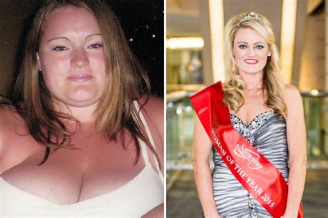 obese woman loses 14 stone naturally to be named slimmer