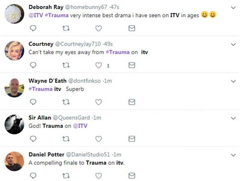 Viewers In Disbelief Over Shocking Twist In Itv S Trauma Daily Mail