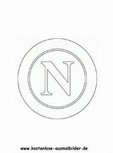 Neapel Ssc Fussball Ausmalen Vereinswappen Wappen Ausmalbild Fußball Ausdrucken Malvorlagen Fußballverein sketch template