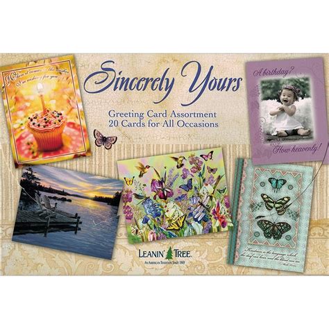 sincerely   occasion greeting card assortment boxed greeting