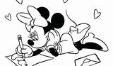 Minnie Coloring Bow Mouse Getcolorings Bowtique sketch template