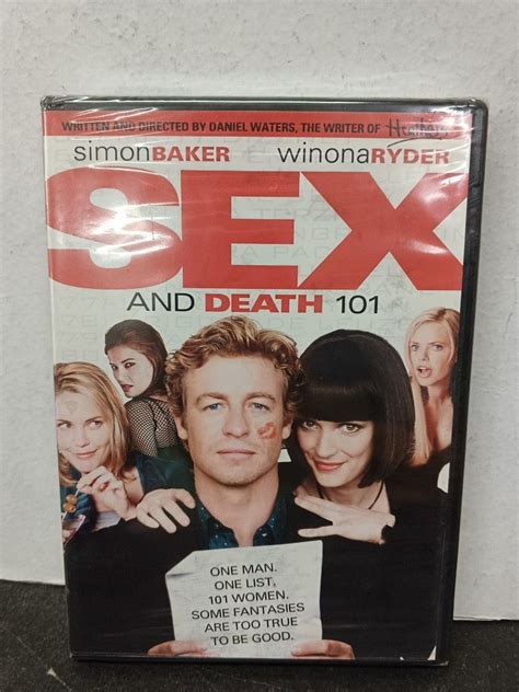 Original Dvd Sex And Death 101 Simon Baker Winona Ryder Region 1