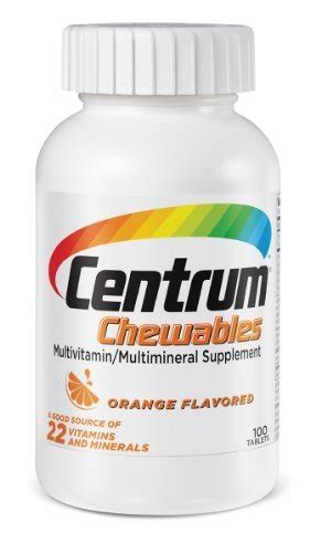 choose centrum chewable centrum chewable   minerals  multivitamins