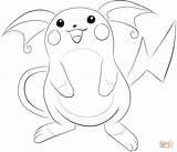 Raichu Alolan Alola Pokémon Gerbil Malvorlagen Supercoloring Lineart Vulpix Eevee Encequiconcerne Pichu Stampare Kategorien sketch template