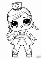 Coloring Lol Majorette Doll Pages sketch template