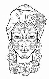 Dead Coloring Mask Getcolorings sketch template