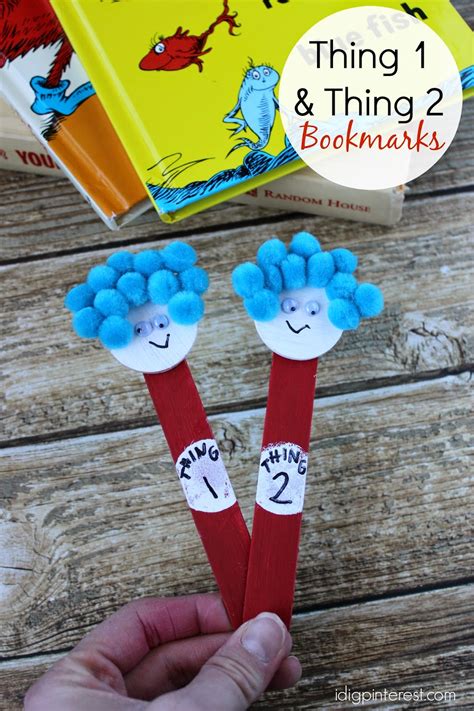dr seuss kids craft      bookmarks  dig pinterest
