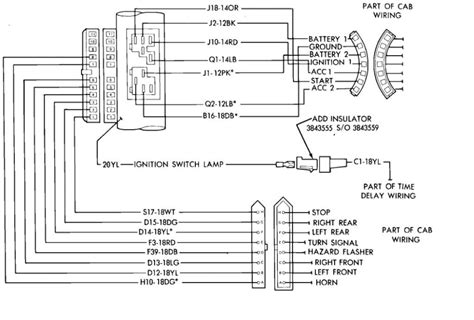 wiring diagram  gm ignition switch