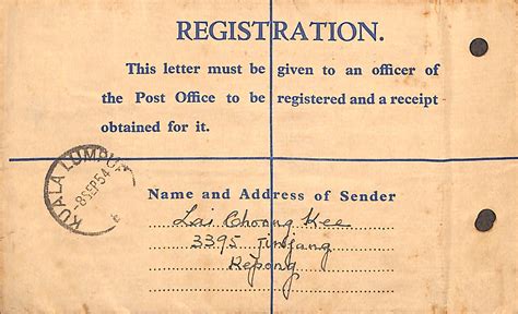 sealed registered letter search malaysia design archivesearch