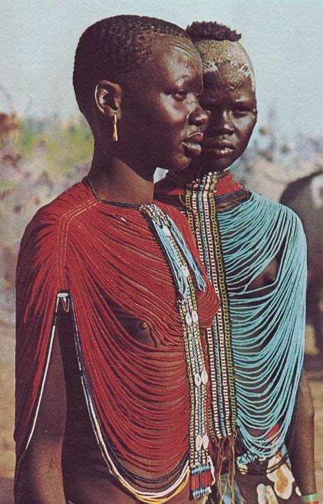kicker of elves dinka women in sudan national geographic november 1984