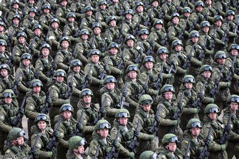 russian soldiers march  rehearsals   victory day parade