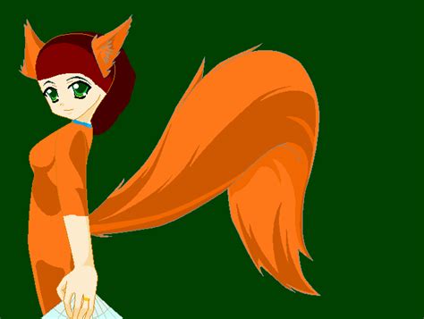 human fox girl   skunkfufox  deviantart