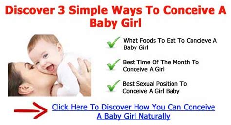 How Do You Conceive A Girl