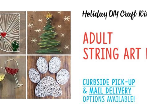 holiday diy craft kits adult string art kit