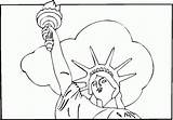 Liberty Coloring Statue Pages Sheet Color Kindergarten Getcolorings Library Clipart Popular sketch template