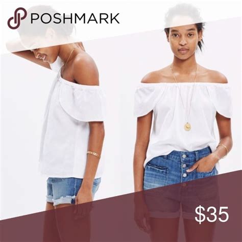 madewell   shoulder top white boho tops tops clothes design