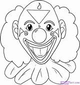 Clown Coloring Pages Scary Evil Draw Drawing Creepy Color Killer Clowns Easy Face Cry Later Now Cartoon Colour Drawings Clipart sketch template
