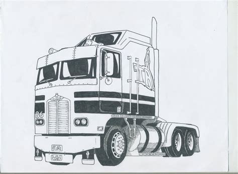 kenworth  coloring pages coloring pages vrogueco