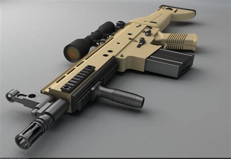 fn scar l rifle wallpapers weapons hq fn scar l rifle