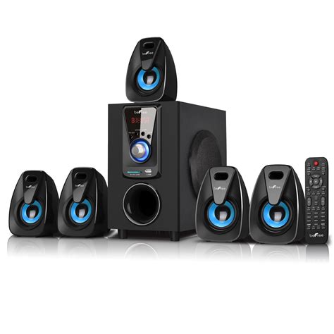 befree sound  channel surround sound bluetooth speaker system blue walmartcom