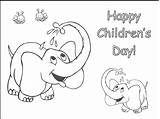 Coloring Pages Childrens Children Nurse Colouring Print Preschool Kids Young Elephant Baby Sheets Color Getcolorings Popular Coloringhome sketch template