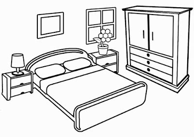 living room coloring pages   printable preschool coloring pages