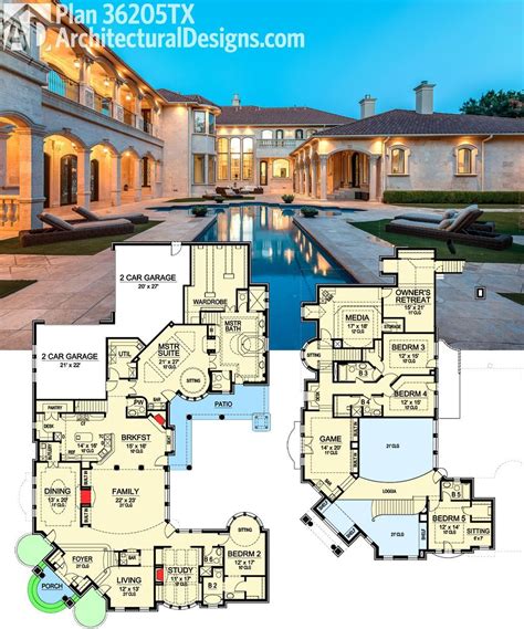 architectural designs luxury house plan tx    outdoor paradise