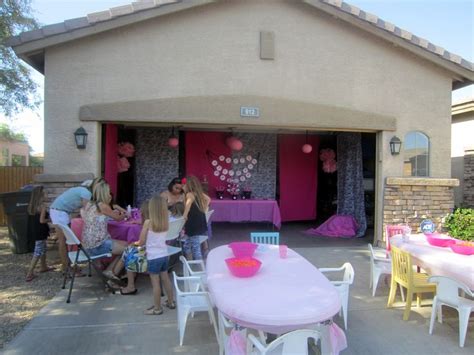glam party set    front garage parties pinterest