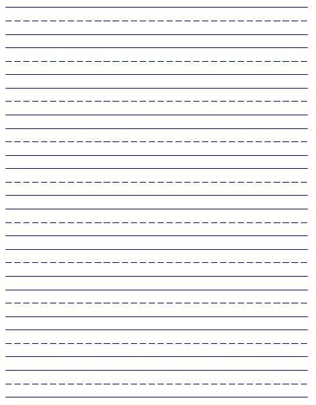 search results  printable lined writing paper kindergarten