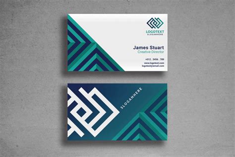 business card personal brand ui creative