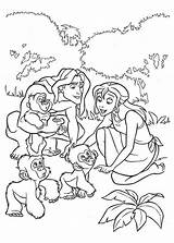 Tarzan Coloring Pages Disney Printable Book Jane Jungle Color Kids Sheets Colouring Little Cartoon Activities Print Classic Princess Online Para sketch template
