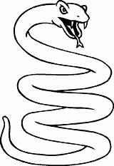Serpientes sketch template