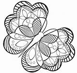 Geometric Flower Pages Coloring Drawing Getdrawings sketch template