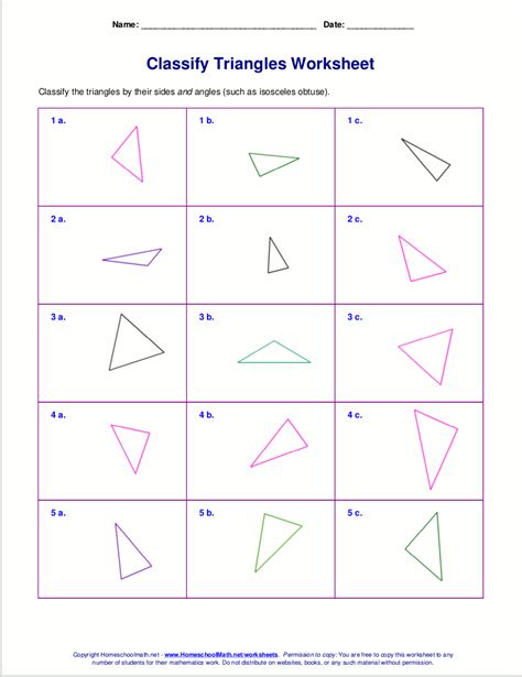 Isosceles And Equilateral Triangles Worksheet Answer Key