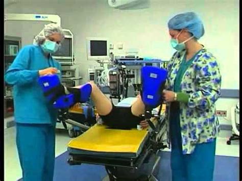 lithotomy positioning  surgery youtube