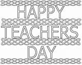 Teachers Happy Coloring Pages Teacher Appreciation Kids Printable Card Colouring Color Freecoloring Print Week Cards Days sketch template