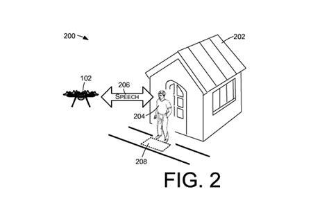 amazon patents  talking drone   chat  customers       fell