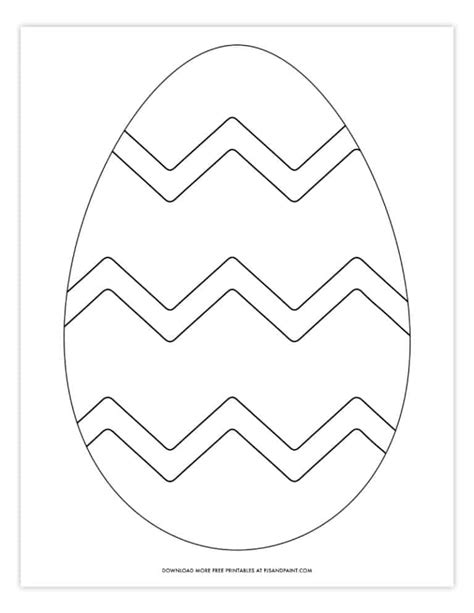 printable easter egg coloring pages easter egg template